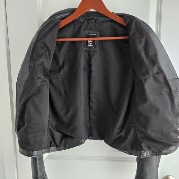 Zara TRF 100% Sheepskin Leather Jacket - Picture 4 of 9